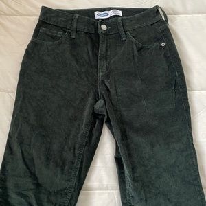 Dark green velvet Old Navy rockstar pants